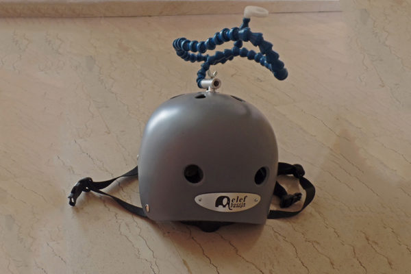 Flexible helmet headpointer
